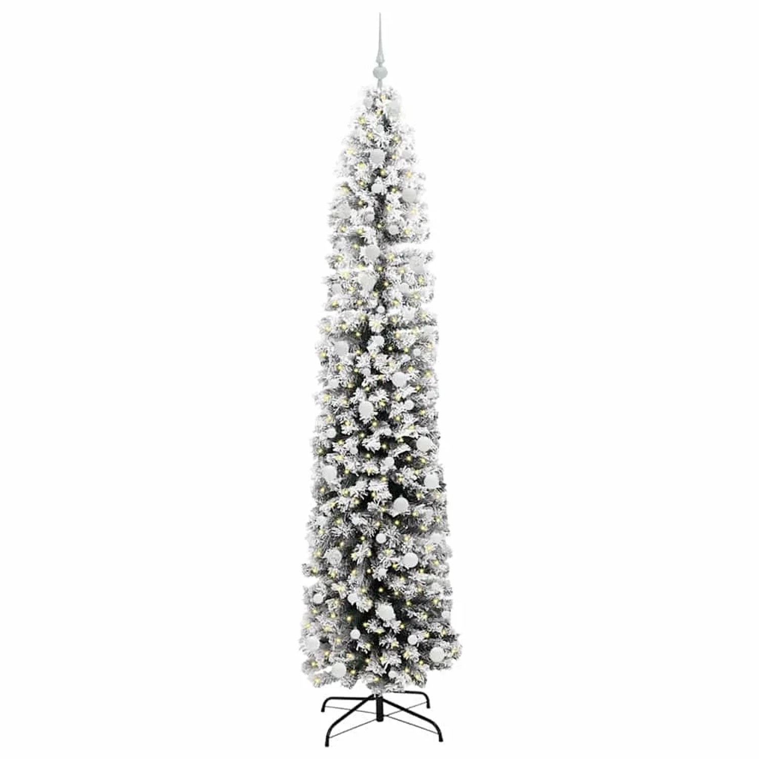 vidaXL Künstlicher Weihnachtsbaum mit 300 LEDs mit Ständer Grün 240 cm 3395047