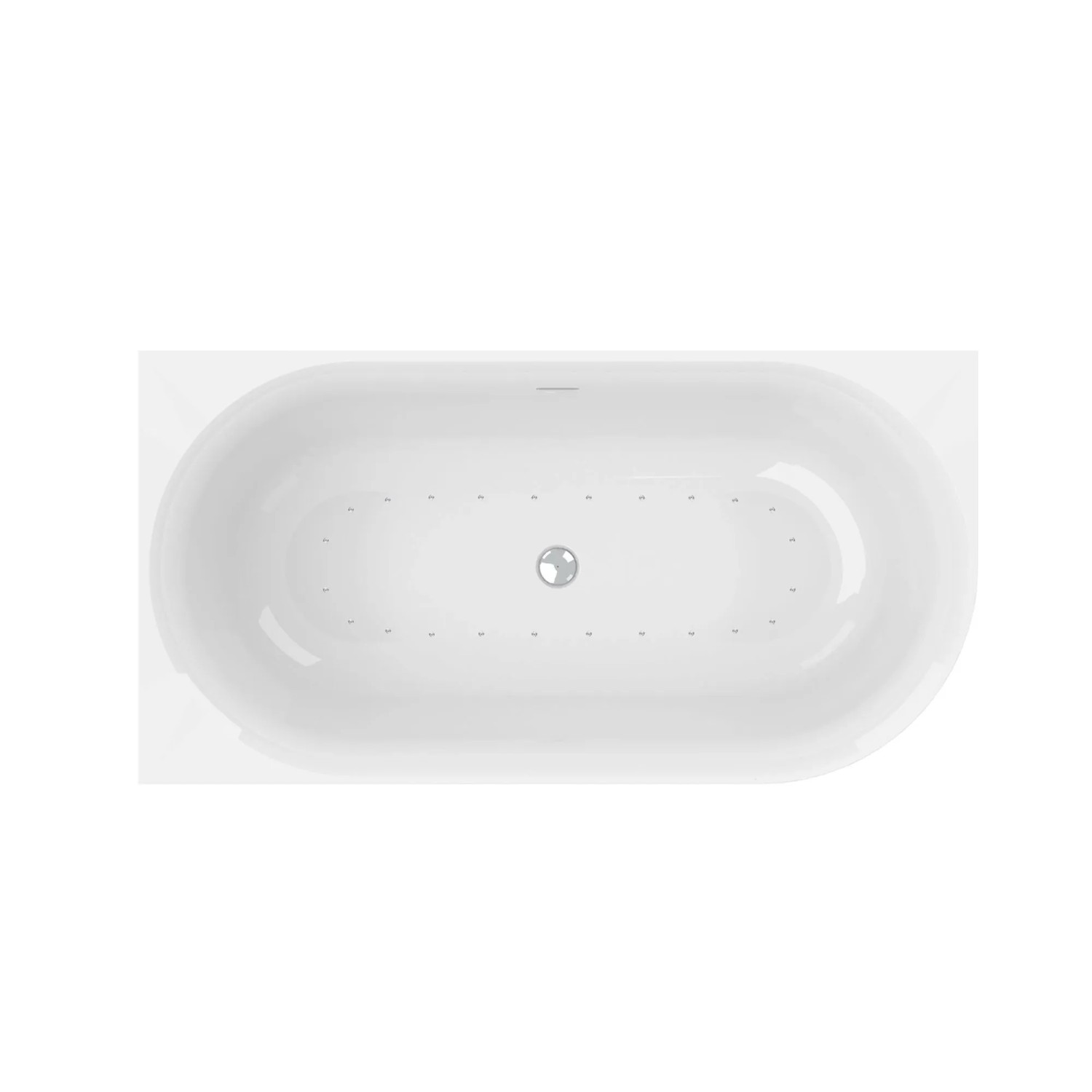 Ottofond Whirlpool Mince Corner R Silent-System 155 cm x 80 cm Weiß