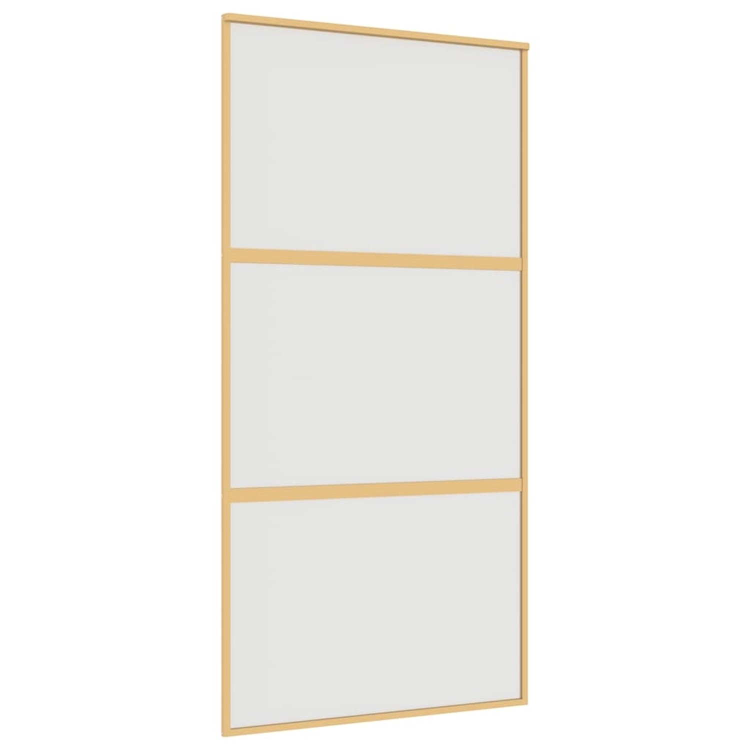 vidaXL Schiebetür Golden 102,5x205 cm Matt ESG-Glas und Aluminium 155153 günstig online kaufen