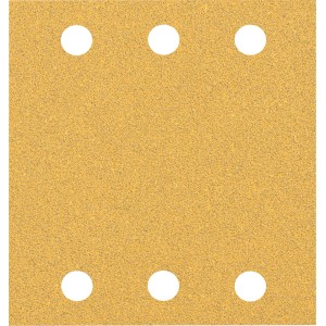 Bosch Expert Schleifblatt C470, 115x107mm, K60, 10 Stück, Zubehör für Schwingschleifer.