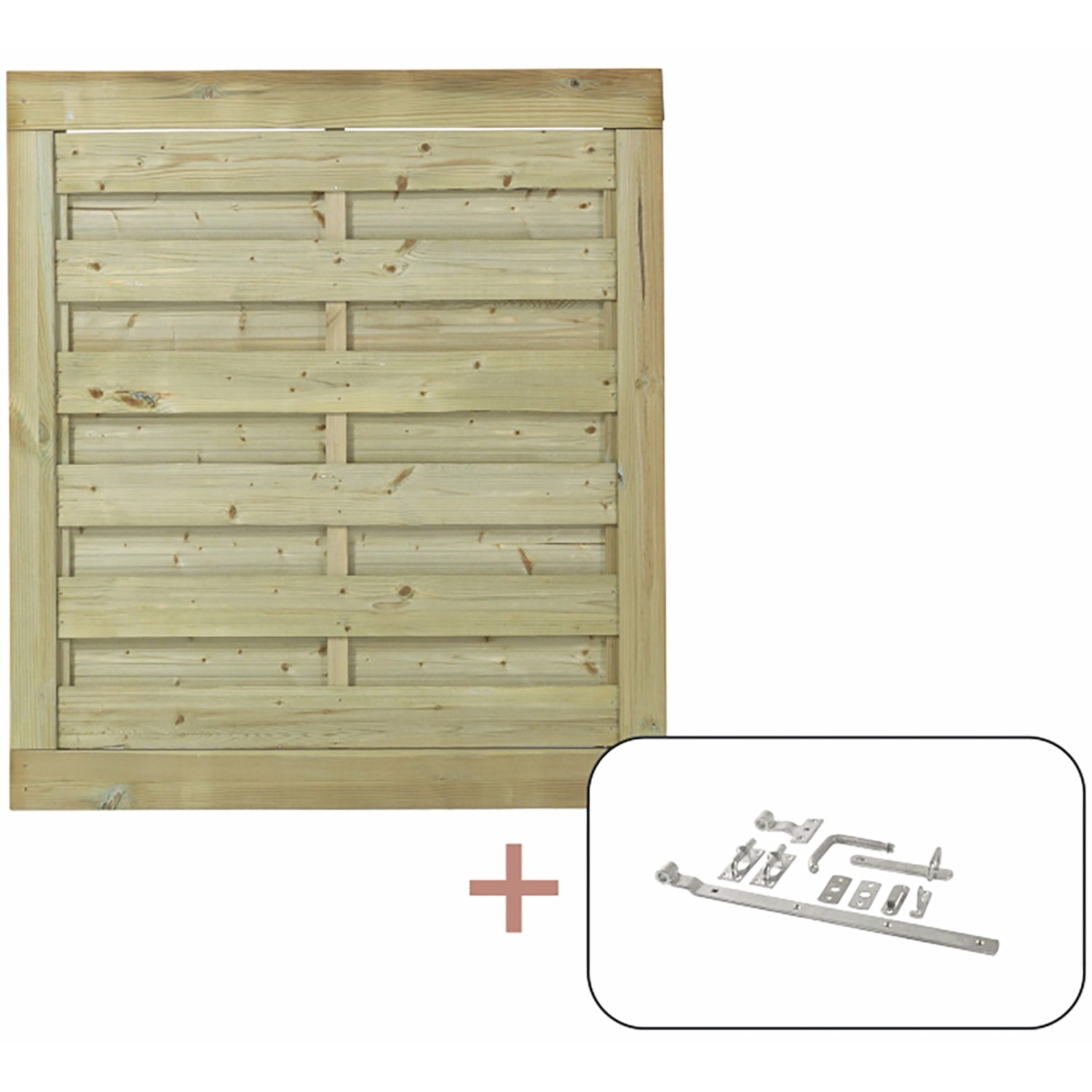 Einzeltor Newline Nadelholz druckimprägniert 100 cm x 110 cm günstig online kaufen