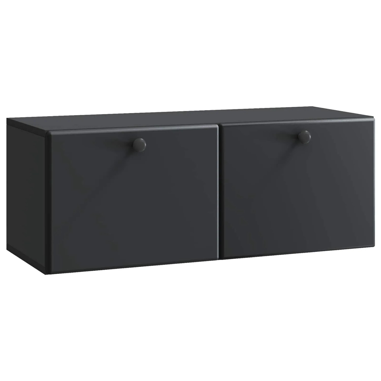 vidaXL Wandmontierter TV-Schrank Schwarz 78,5 x 31 x 30 cm 899226