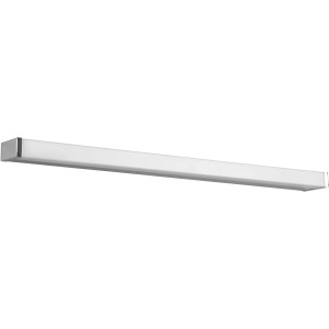 Moderne Trio LED-Bad-Wandleuchte Fabio, 80 cm, Chrom, spritzwassergeschützt.