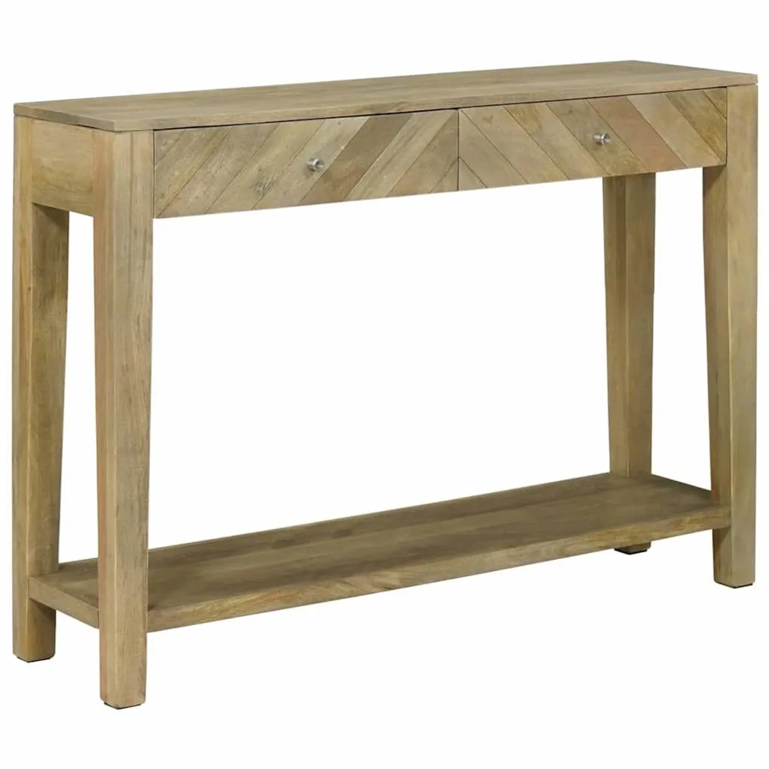 vidaXL Konsolentisch mit Schubladen Grau 110 x 30 x 80 cm 42003316