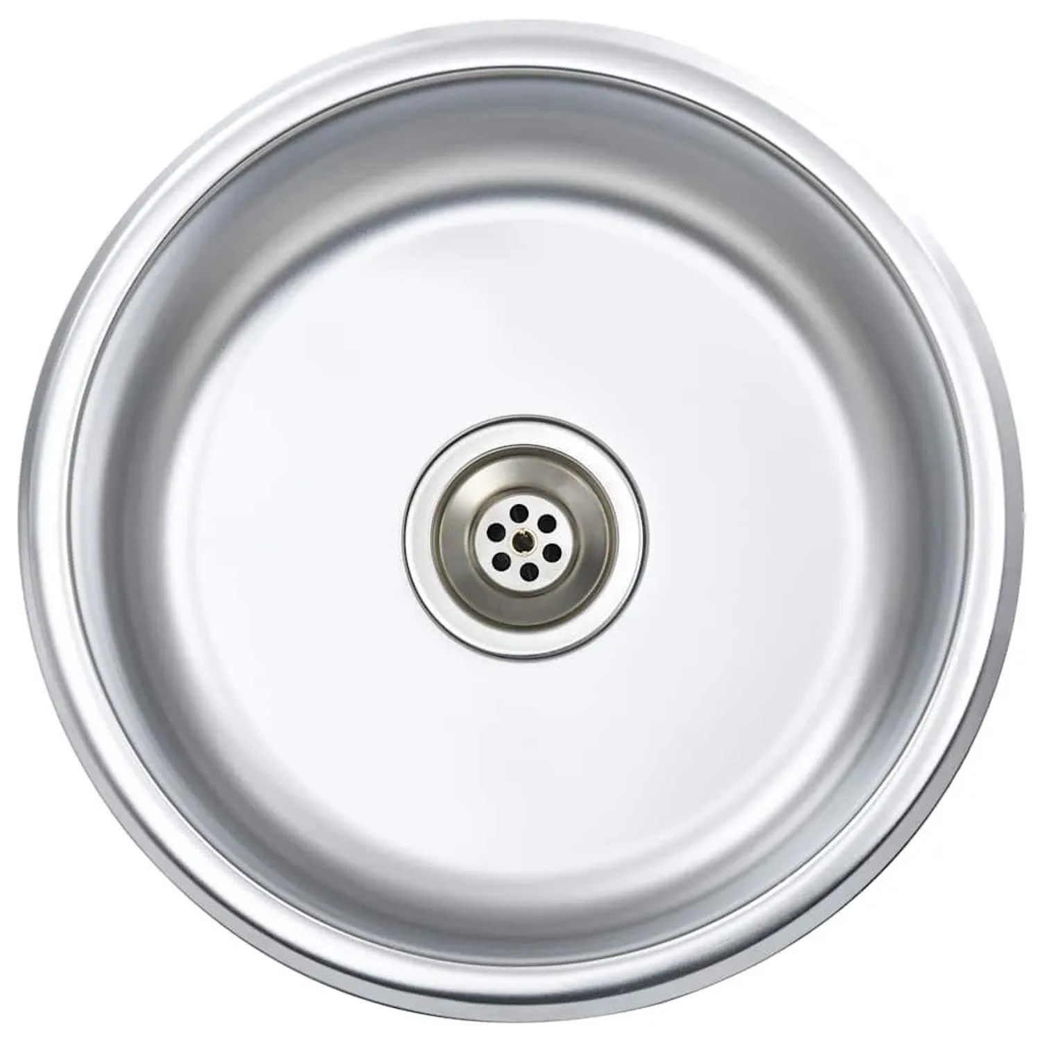 vidaXL Einbauspüle mit Sieb und Siphon Edelstahl 145070