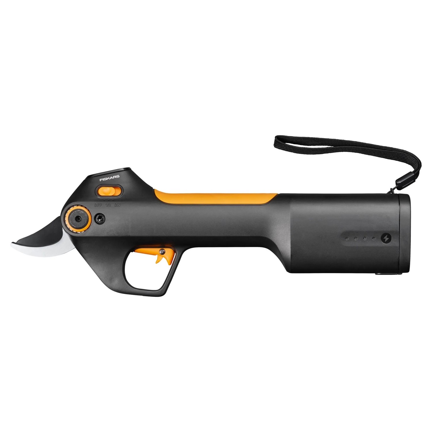 Fiskars Akku-Gartenschere M Bypass Integrierter 8 V Akku