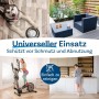 Floordirekt Bodenschutzmatte transparent für Hartböden, vielseitig einsetzbar.