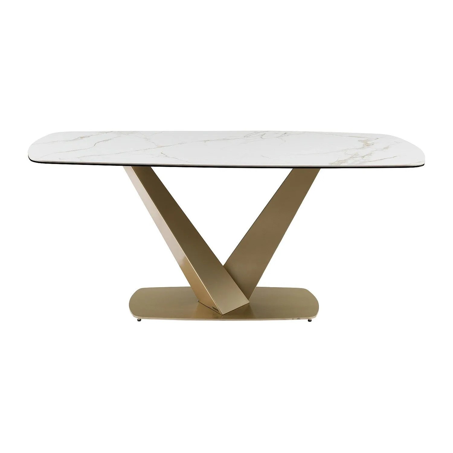 Vente-unique Esstisch Porelima Weiß 180 cm