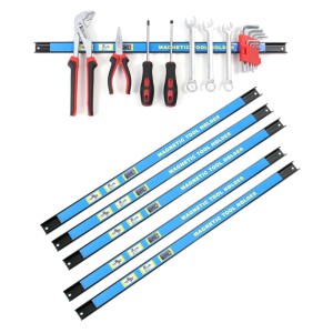 Wiltec Magnetleiste 6Er Set 61Cm Werkzeughalter Werkstatt Schiene Wandhalterung