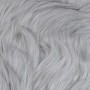 vidaXL Kunstschaffell Teppich Tafalla Grau Ø 80 cm Polyester 42021535_9