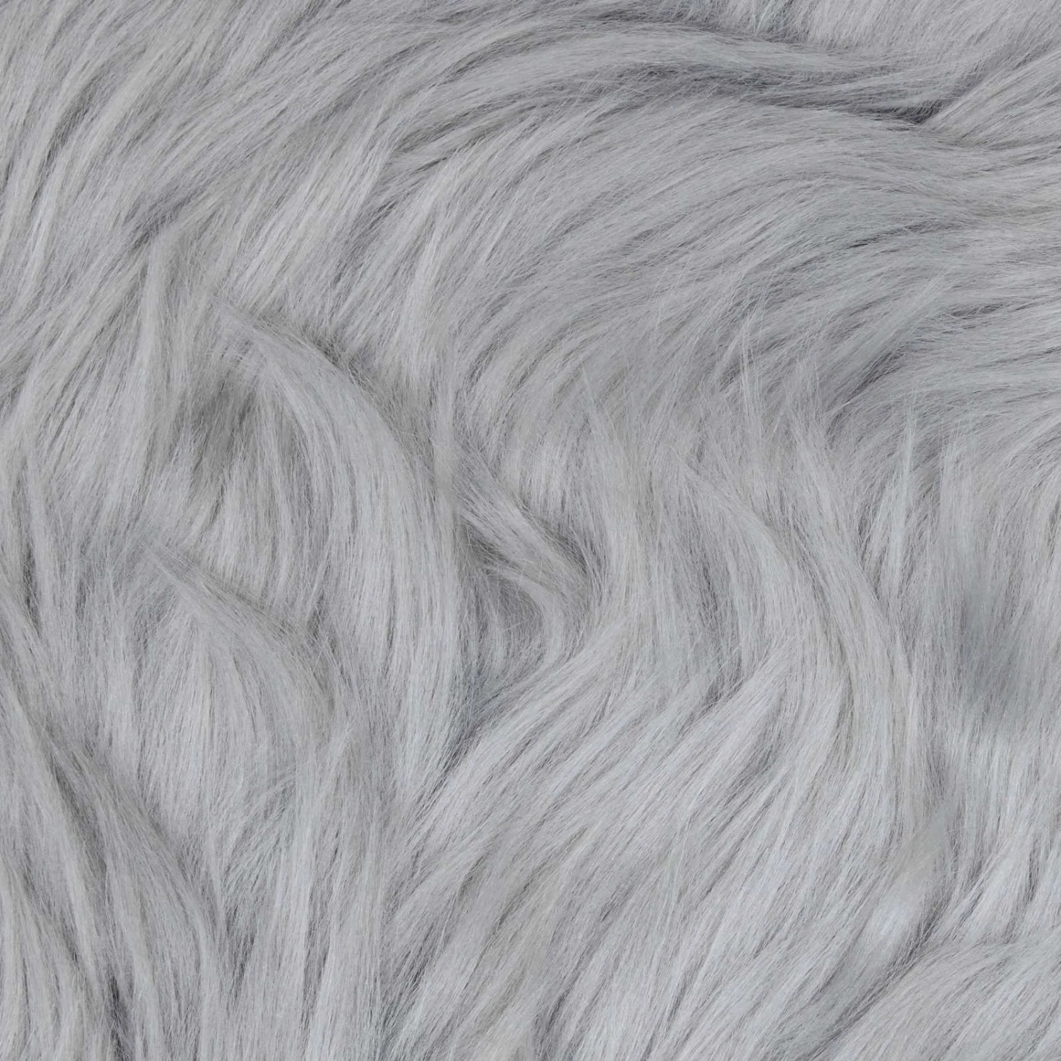 vidaXL Kunstschaffell Teppich Tafalla Grau Ø 80 cm Polyester 42021535_9