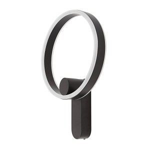 Lucande LED Wandleuchte Wandlampe Innen Yekta 10010700 Dimmbar Design Modern in Schwarz aus Metall 1-flammig Wohnzimmerleuchte