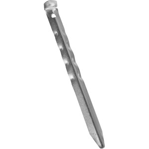 Calima Zelthering, 22,5 cm, verzinkt, 10er Set. Stahlhering mit breiter Schlagfläche und Öse.