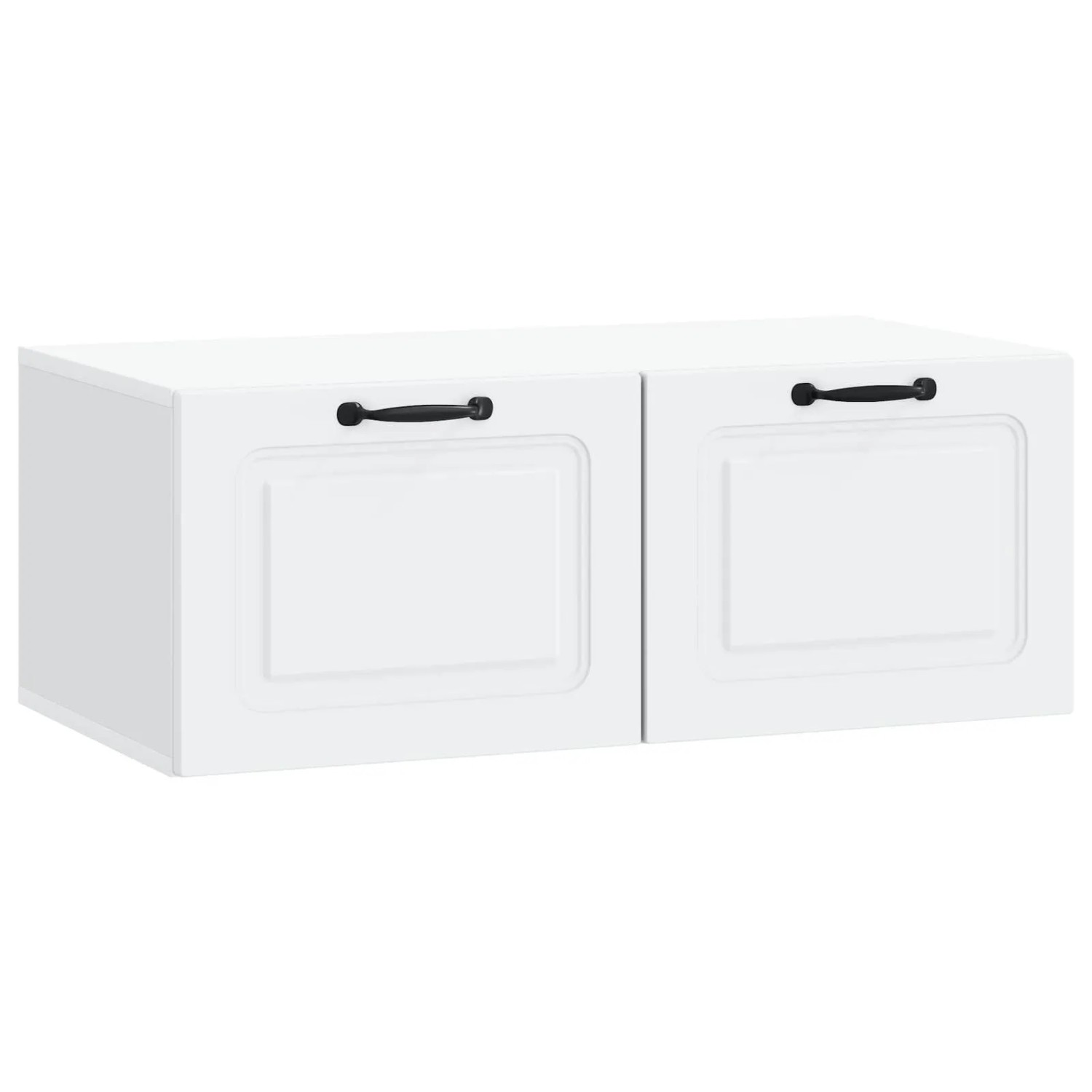 vidaXL Wandmontierter TV-Schrank Weiß 78,5 x 41 x 30 cm Holzwerkstoff 899365