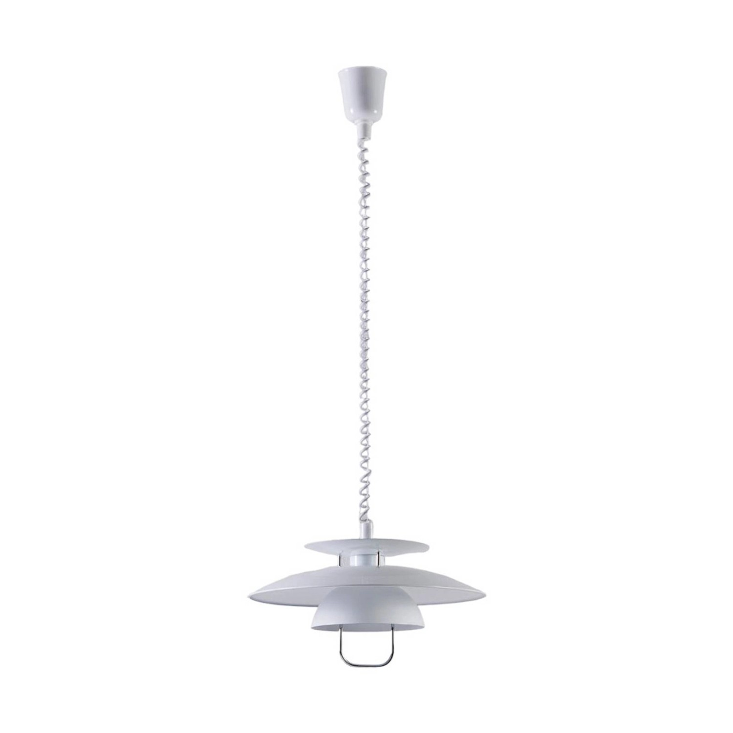Lindby Pendelleuchte Nadija 9621041 Skandinavisch in Weiß aus Metall 1-flam günstig online kaufen