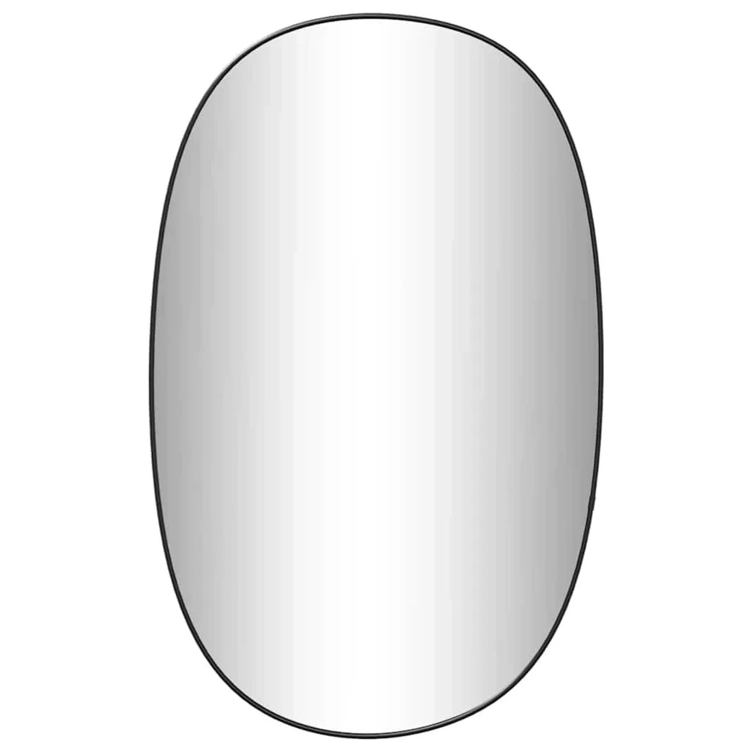 vidaXL Wandspiegel Schwarz 80x50 cm 348226 günstig online kaufen