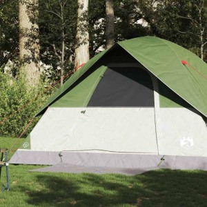 vidaXL Kuppel-Familienzelt 6 Personen Grün Wasserdicht 94703