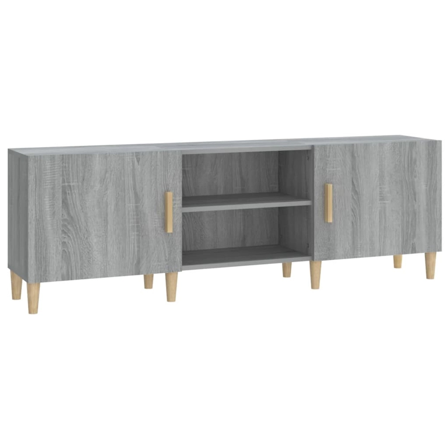 vidaXL TV-Schrank Grau Sonoma 150x30x50 cm Holzwerkstoff  Modell 1 günstig online kaufen