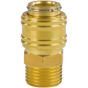 Einhell Schnellkupplung R 1/2 Außengewinde aus Metall für Kompressoren.