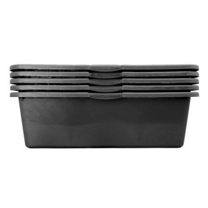 ViD 5 Stück Betonkübel 40 Liter 70x40x22 cm