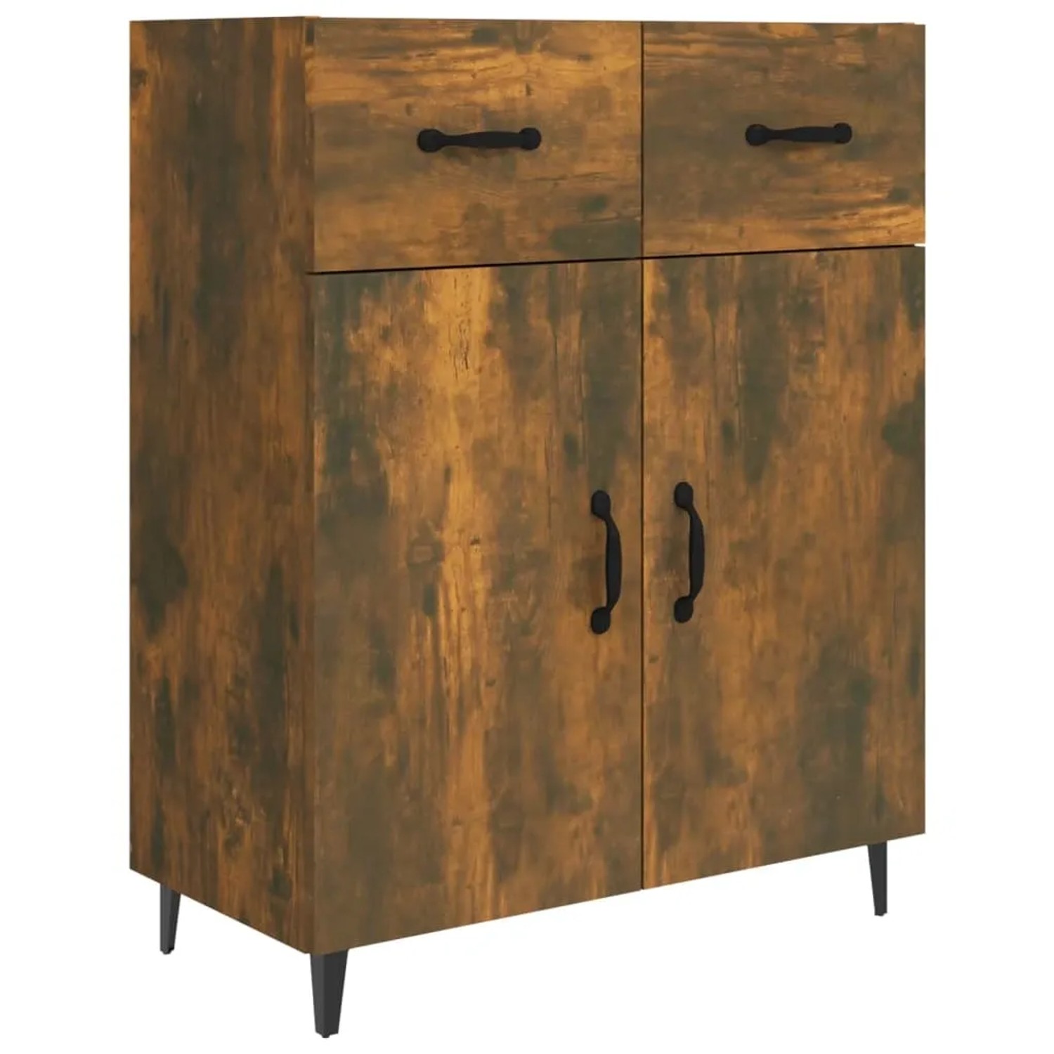 vidaXL Sideboard Räuchereiche 69,5x34x90 cm Holzwerkstoff 817360