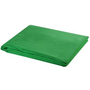 Grüner vidaXL Fotohintergrund aus Baumwolle, 300x300 cm, für Chroma-Key.