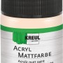 Kreul Acrylfarbe Matt Zartrosa, 50 ml, für Bastelarbeiten und Dekorationen.