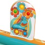 Bestway Wasserspielcenter Retro Welt mit Rollschuh- und Blumenmotiven.