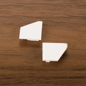 SOTECH Endkappenset Weiß für LED Eck Profil 66