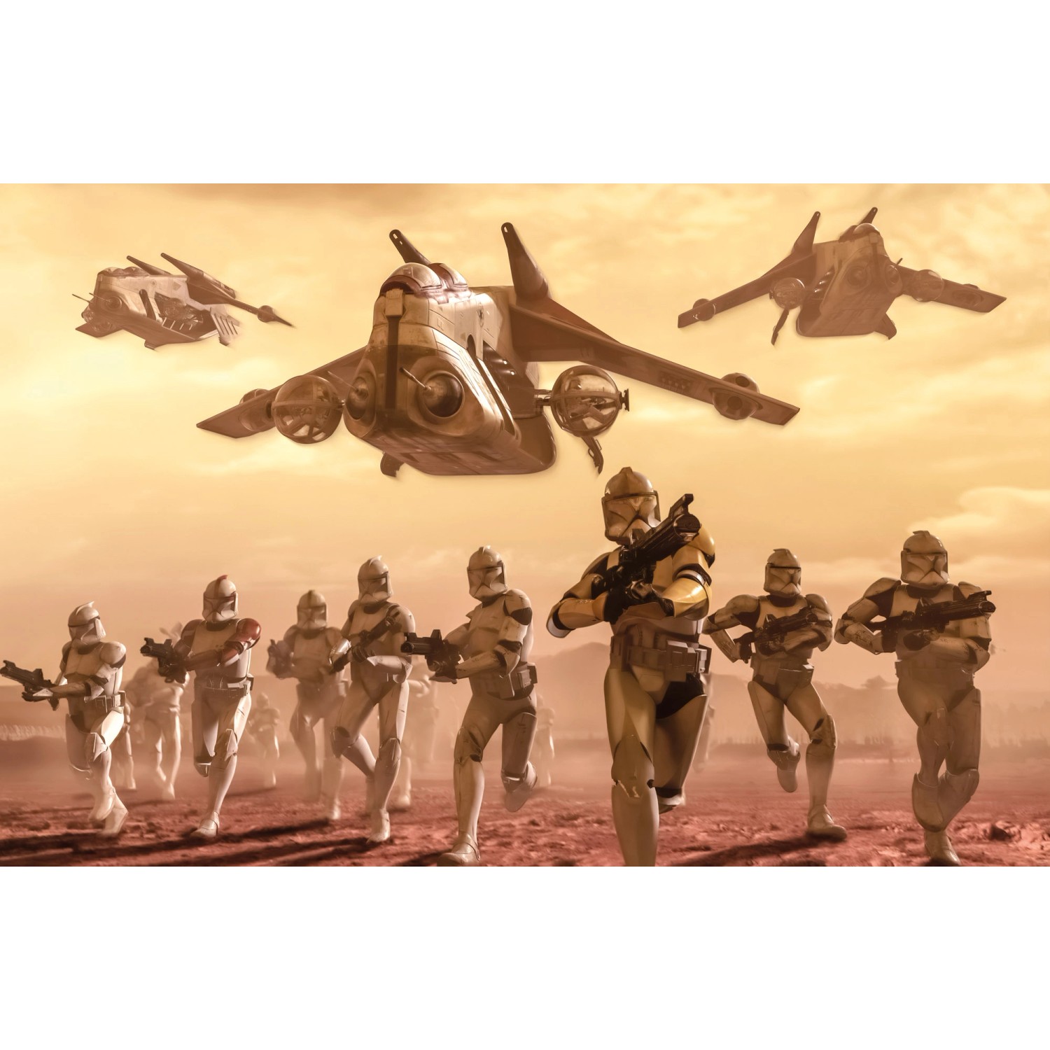 Komar Fototapete Vlies Star Wars Classic Clone Trooper  400 x 260 cm