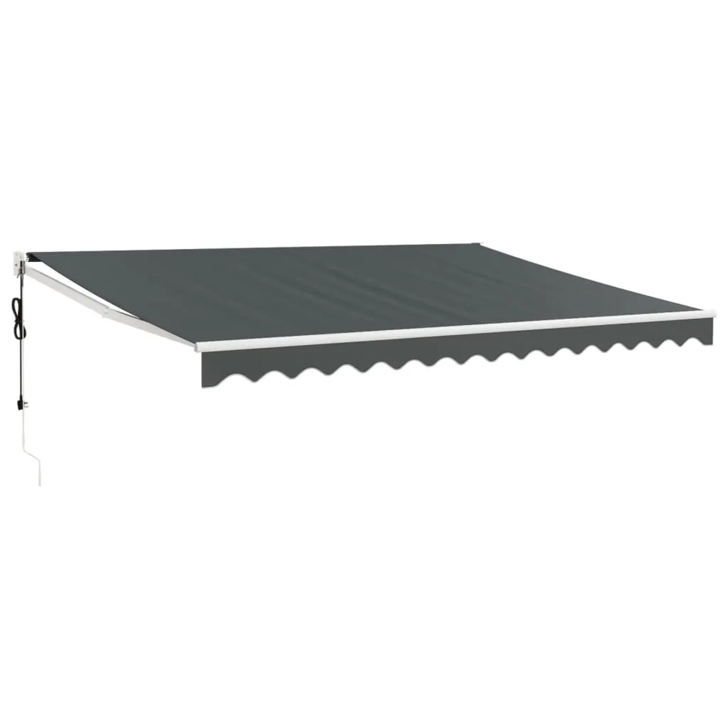 Furnicato Elektrische Markise Mit Kurbel Anthrazit 45x3 M