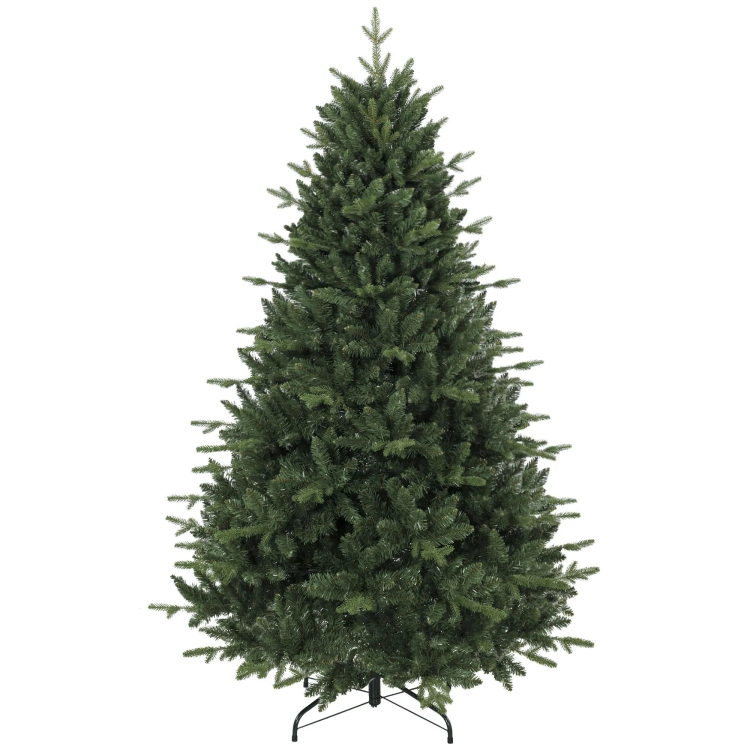 HOMCOM Weihnachtsbaum PE PVC 122 x 122 x 180 cm Grün
