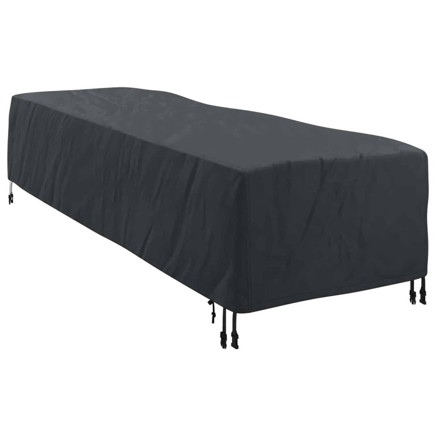 vidaXL Loungerhülle Uni Schwarz 74 x 210 x 40 cm Stoff 4105903 günstig online kaufen