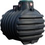 4rain Erdtank Mono 5.000 l Garten-Comfort Paket: Schwarzer Erdtank mit grüner Abdeckung, Komplettlösung für den Garten.