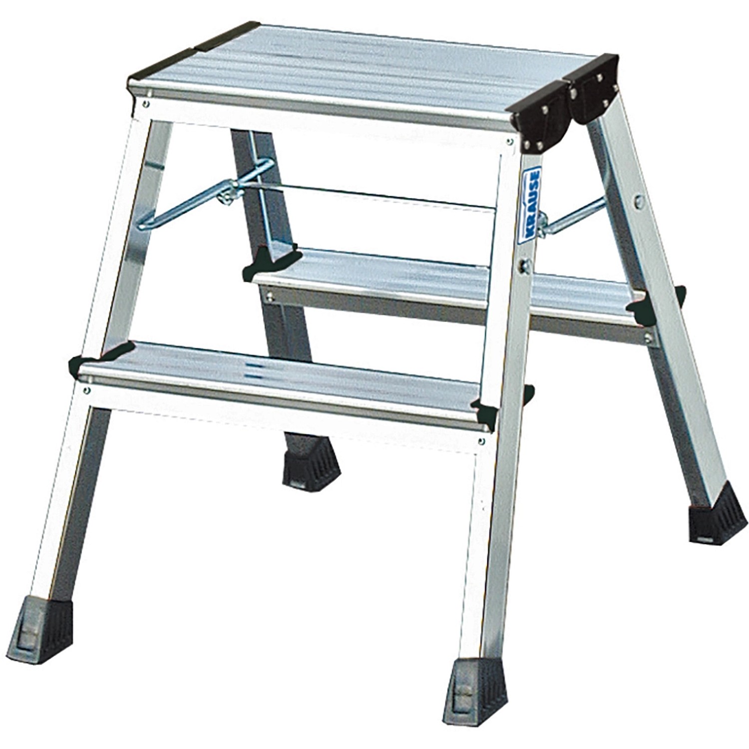 Krause Rolly Doppel-Klapptritt 2x2 Stufen Alu