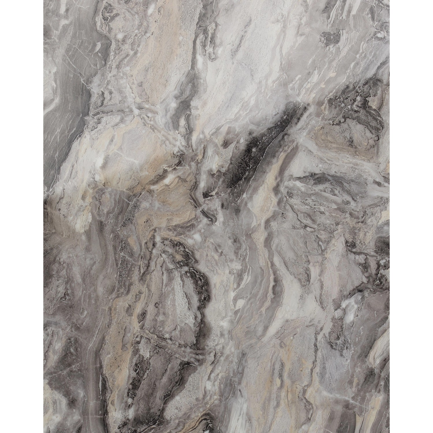 WALLFACE 19340 MARBLE ALPINE Wandverkleidung in Marmor Optik glänzend Grau günstig online kaufen