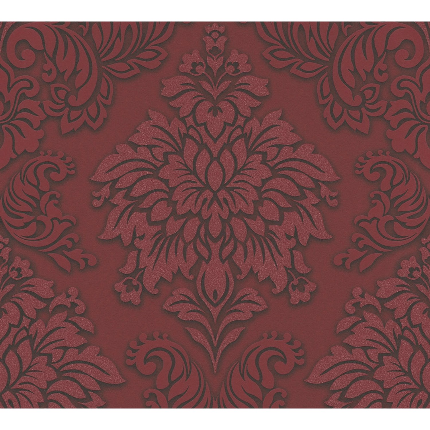 A.S. Creation Vliestapete Metropolitan Stories Lizzy London Damask Weinrot FSC®