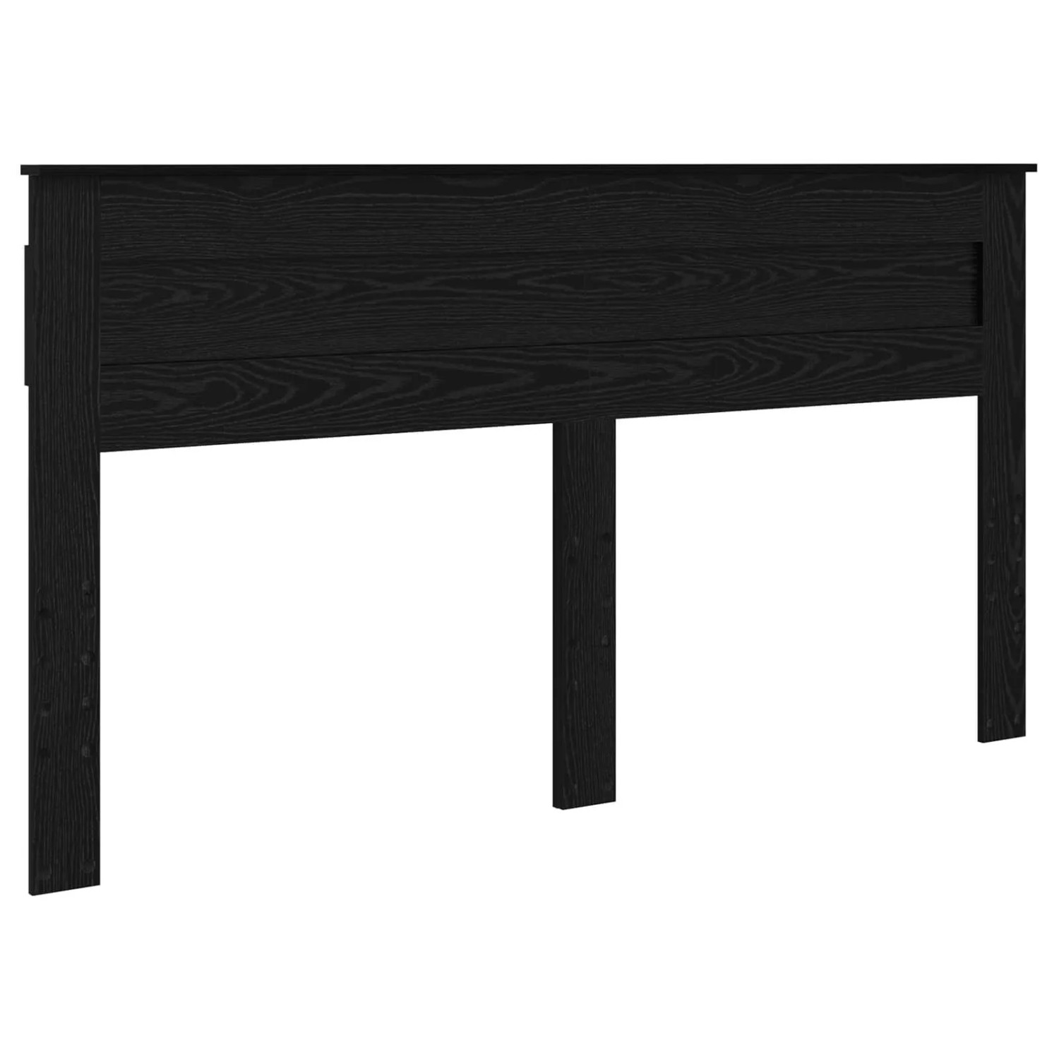 vidaXL Kopfteil mit Kopfteil Schwarz Eichen-Optik 180 cm Holzwerkstoff 888086