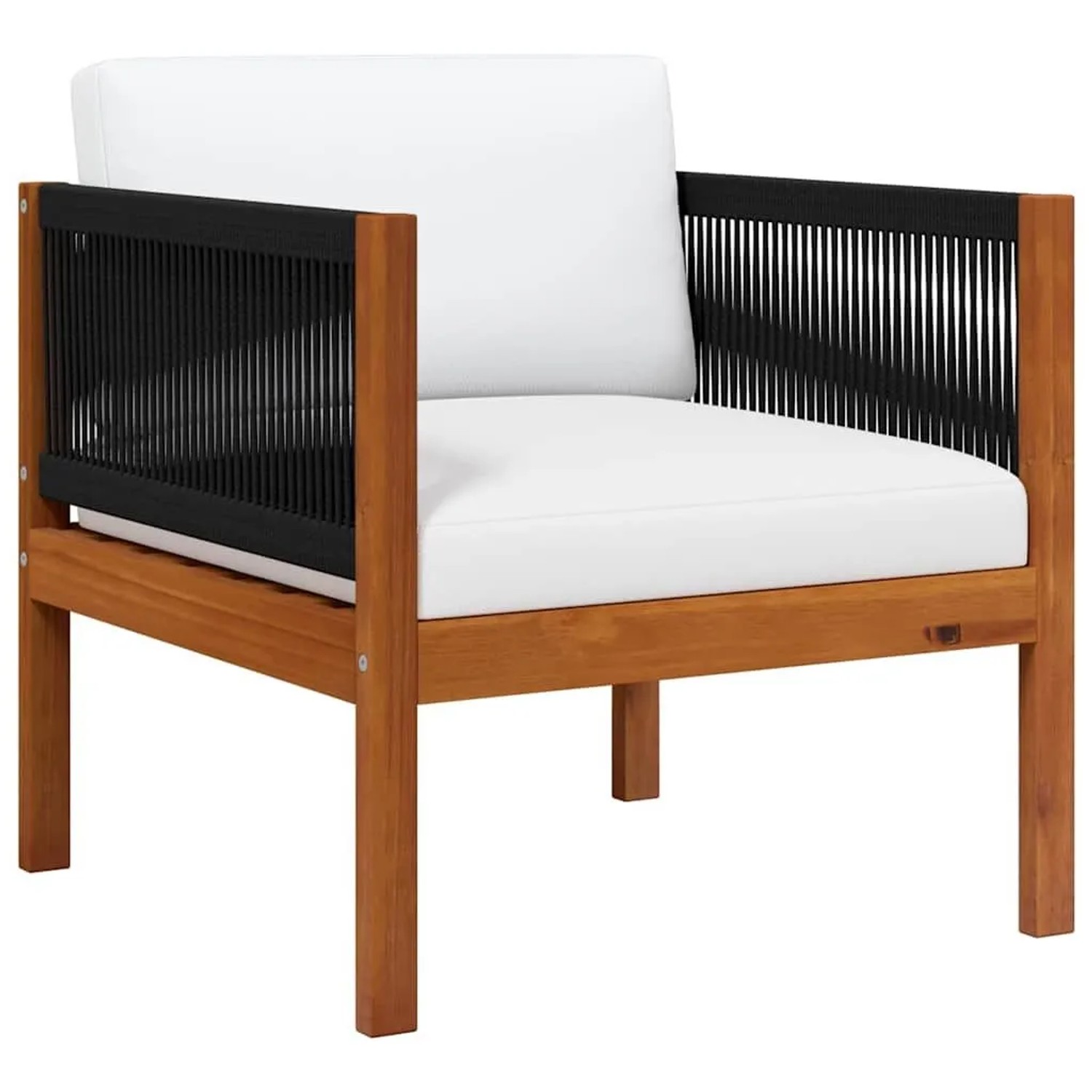 vidaXL Gartenstühle 2 Stk Massivholz Akazie 46342
