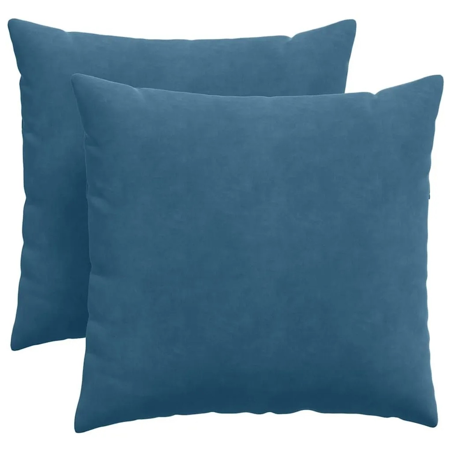 vidaXL Sofakissen 2 Stück Blau 45 x 45 cm Cordstoff 42013927