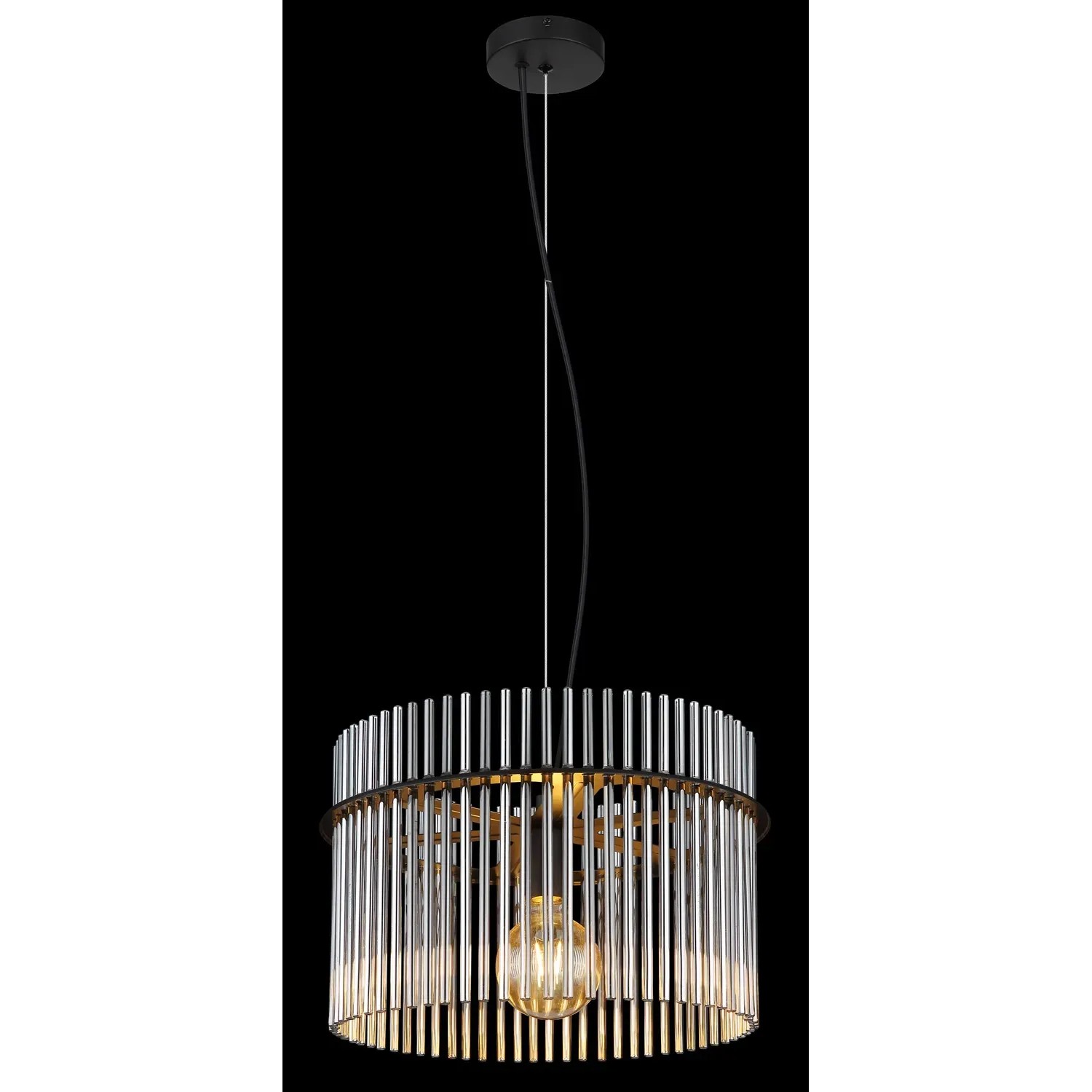GLOBO Hängeleuchte In Schwarz – Moderne Pendelleuchte Mit E27-Fassung, 40 Watt
