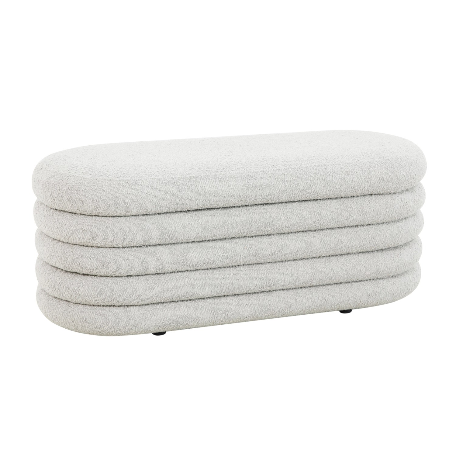 Svita Blossom XL Hocker Mit Stauraum Sitzhocker Ottomane Pouf Teddyboucle W günstig online kaufen