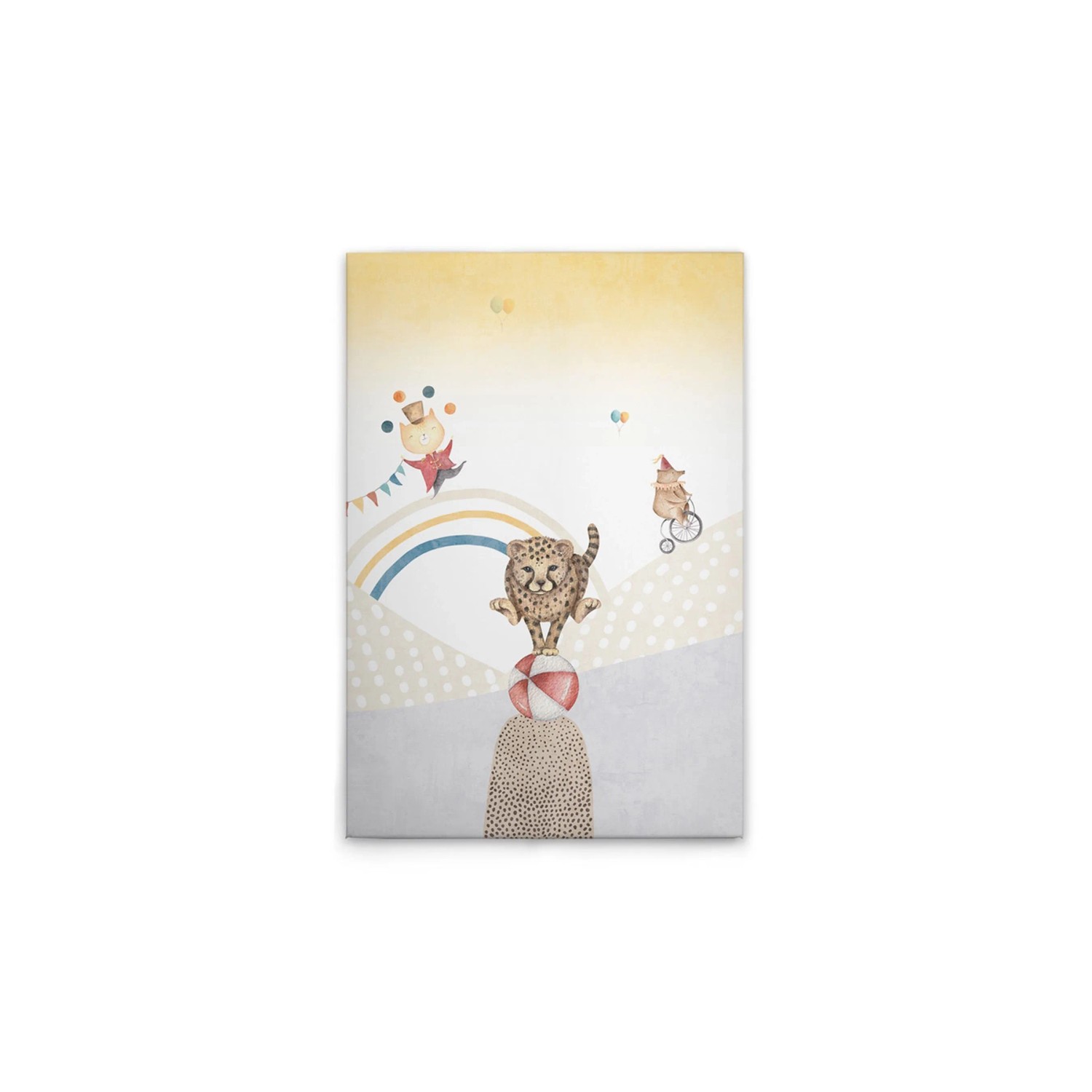 Tadessi Leinwandbild - M1-No.50556 - Zirkus Tiger - 30 x 40 cm - Hochformat