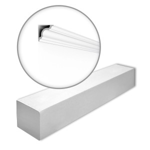 NOEL & MARQUET NMC A1-Box NOMASTYL Eckleisten, 55 Stk. (110 m), weiße Stuckleisten für den Innenbereich.