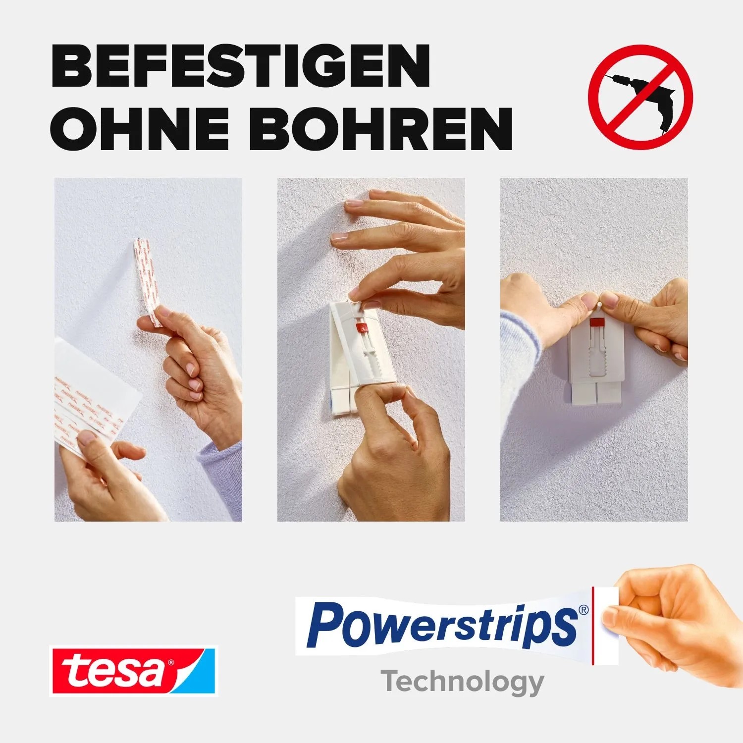 Tesa Klebenagel ohne Bohren 2 kg für Tapete & Putz verstellbar kaufen bei OBI