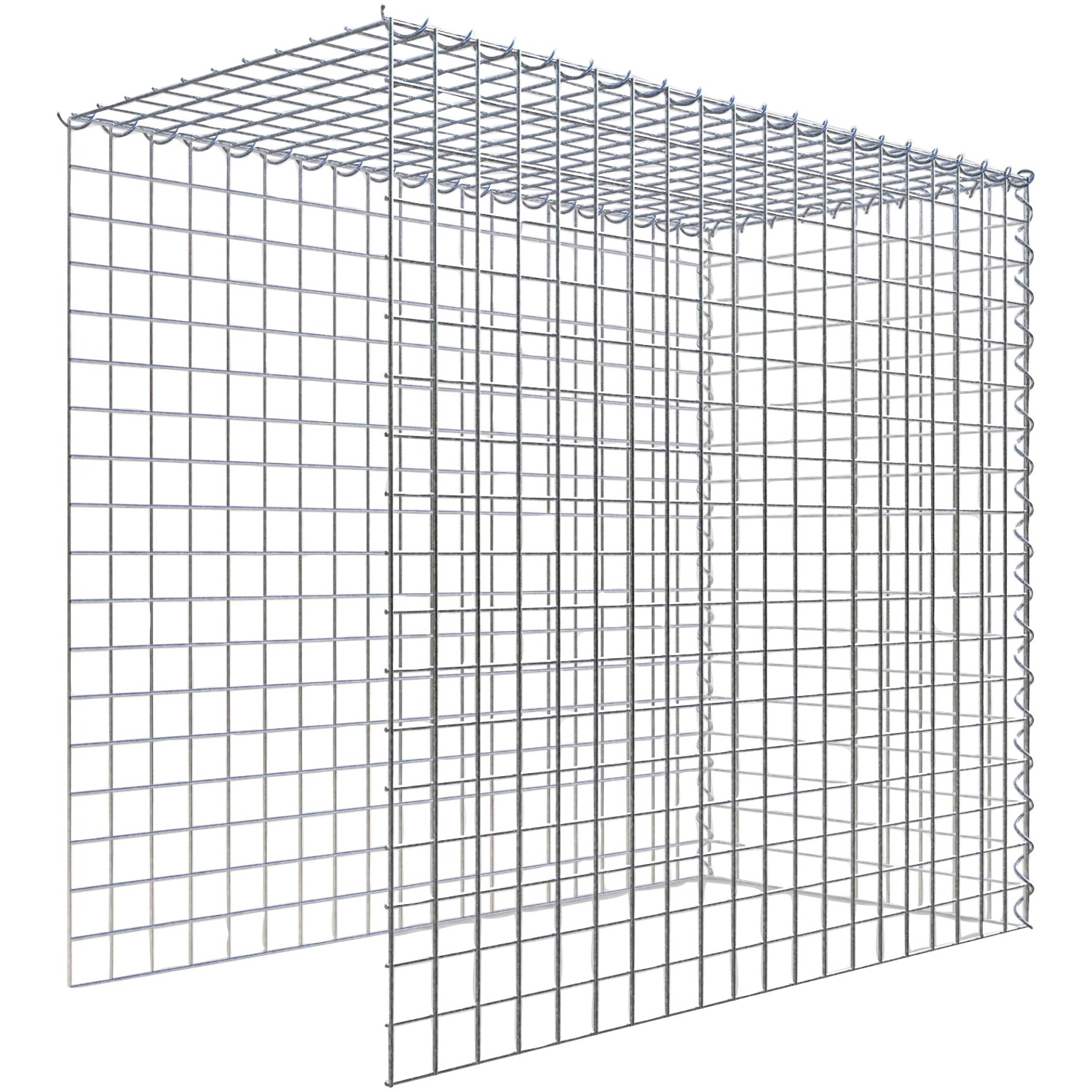 Thumbnail - Gabiona Gabione-Anbaukorb Typ 4 90 x 100 x 50 cm Maschenw 5 x 5 cm