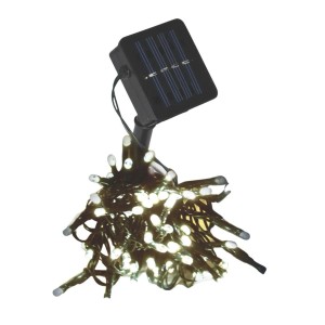 Lex 50er Solar LED Lichterkette Innen Außen Gartenbeleuchtung Party Outdoor Warmweiß
