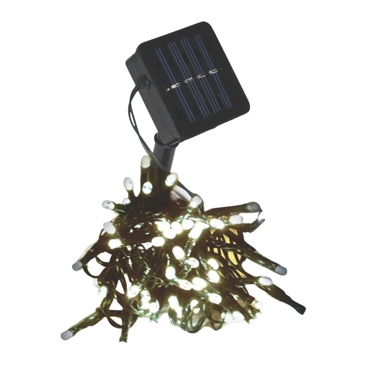 Lex 50er Solar LED Lichterkette Innen Außen Gartenbeleuchtung Party Outdoor günstig online kaufen