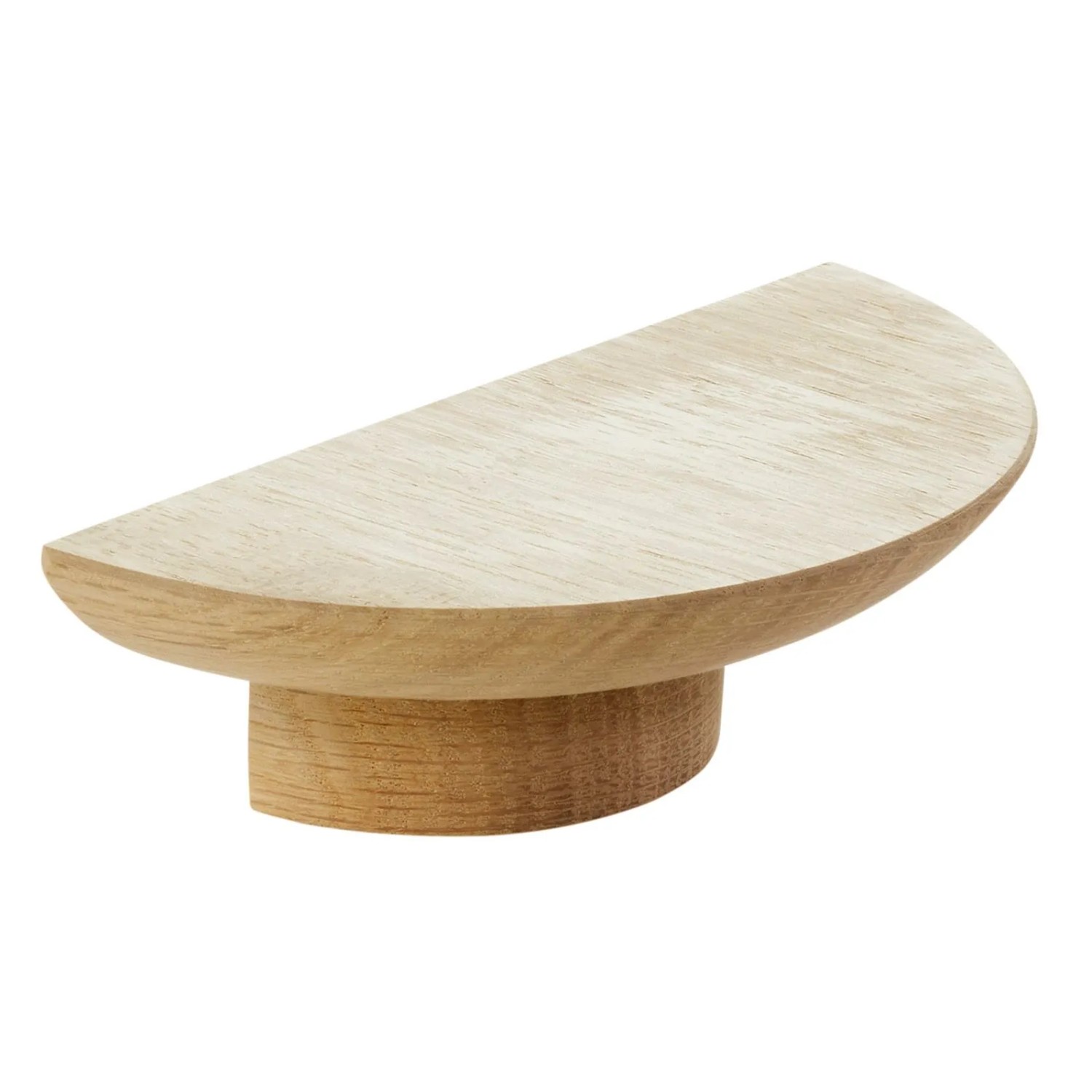 SOTECH Möbelknopf MICHEL Halbrund Eiche Roh BA 32 mm 100 x 47 mm