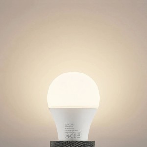 Arcchio LED E27 Lampe, 9,5W, warmweißes Licht, Kunststoffgehäuse.